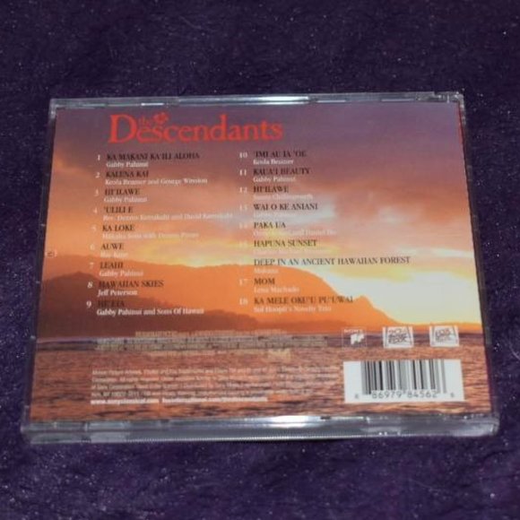 The Descendants Movie Soundtrack CD Hawaii Hawaiian Music Tropical Polynesian - Picture 2 of 2